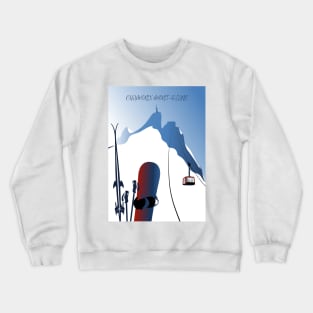 Chamonix Aiguille du midi Crewneck Sweatshirt